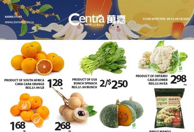 Centra Foods (Barrie) Flyer September 12 to 18