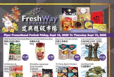 FreshWay Foodmart Flyer September 12 to 18
