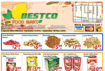 BestCo Food Mart (Etobicoke) Flyer September 12 to 18