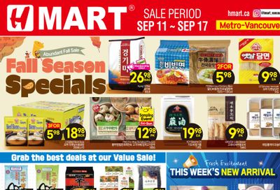 H Mart (West) Flyer September 11 to 17