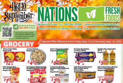 Nations Fresh Foods (Brampton) Flyer September 12 to 18