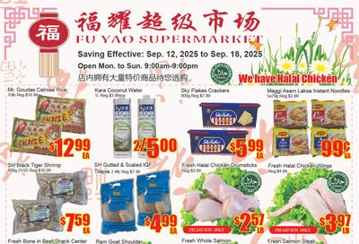 Fu Yao Supermarket Flyer September 12 to 18