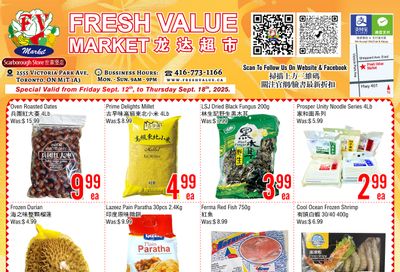 Fresh Value (Scarborough) Flyer September 12 to 18