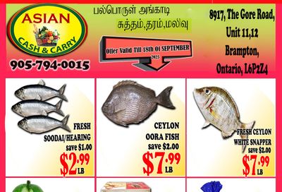 Asian Cash & Carry Flyer September 12 to 18