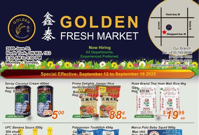 Golden Fresh Market Flyer September 12 to 18