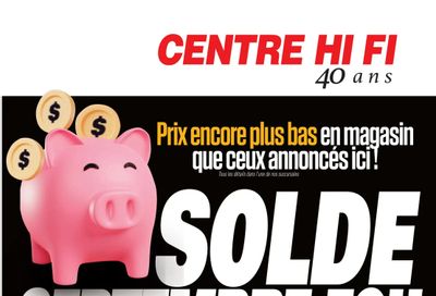 Centre Hi-Fi Flyer September 12 to 18