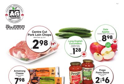 AG Foods Flyer September 12 to 18