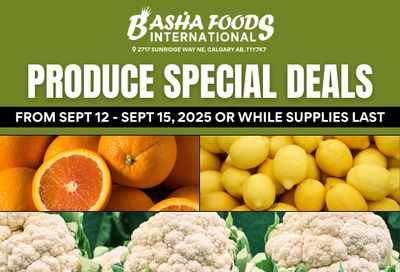 Basha Foods International Weekend Deals September 12 to 15