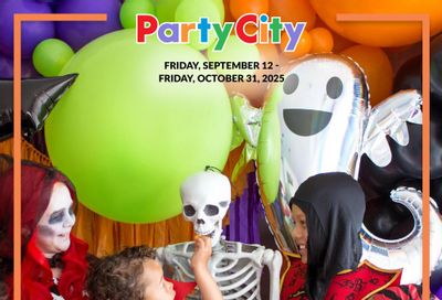 Party City Flyer September 12 to October 31