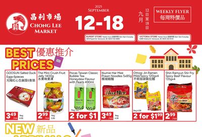 Chong Lee Market Flyer September 12 to 18