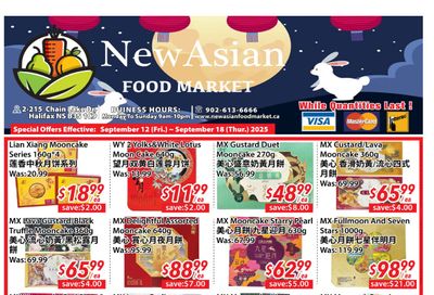 New Asian Food Market Flyer September 12 to 18
