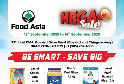 FoodAsia Flyer September 12 to 14