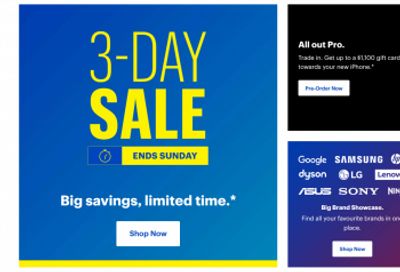 Best Buy Canada: Three Day Sale + Top Deals