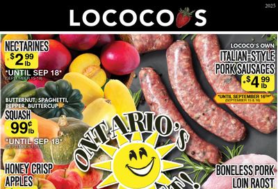 Lococo's Flyer September 15 to 18