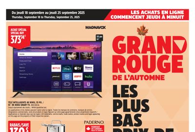 Canadian Tire (QC) Flyer September 18 to 25