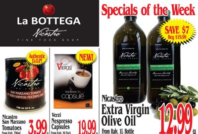 La Bottega Nicastro Fine Foods Flyer September 15 to 28