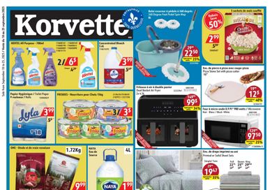 Korvette Flyer September 18 to 25