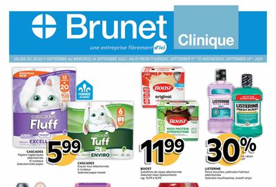 Brunet Clinique Flyer September 11 to 24