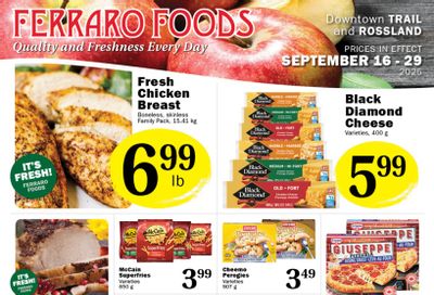 Ferraro Foods Bi-Weekly Flyer September 16 to 29