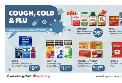 Apple Drugs Flyer September 14 to 27
