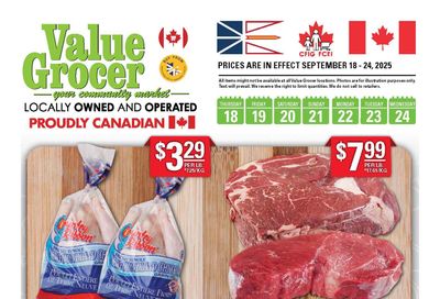 Value Grocer Flyer September 18 to 24