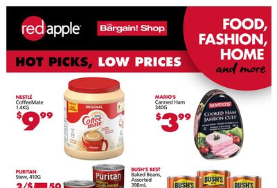The Bargain Shop & Red Apple Stores Flyer September 18 to 24