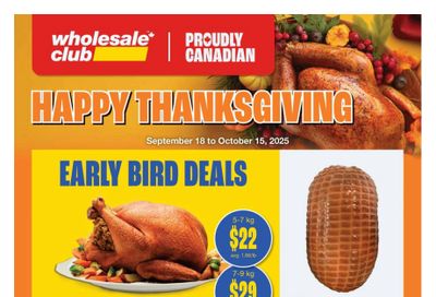 Wholesale Club (ON) Flyer September 18 to October 15