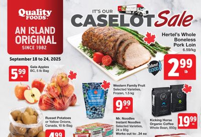 Quality Foods Flyer September 18 to 24