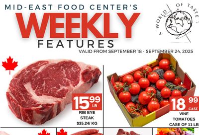 Mid-East Food Centre Flyer September 18 to 24