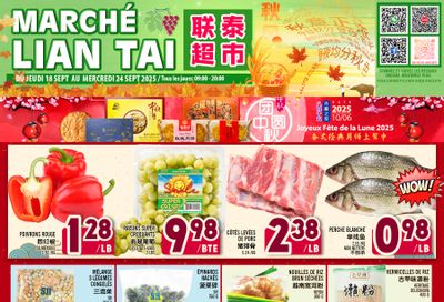 Marche Lian Tai Flyer September 18 to 24
