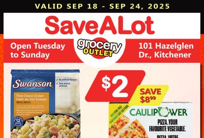 SaveALot Grocery Outlet Flyer September 18 to 24