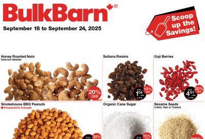 Bulk Barn Flyer September 18 to 24
