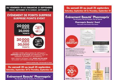 Pharmaprix Flyer September 20 to 25