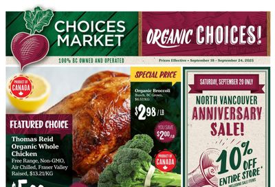 Choices Market Flyer September 18 to 24