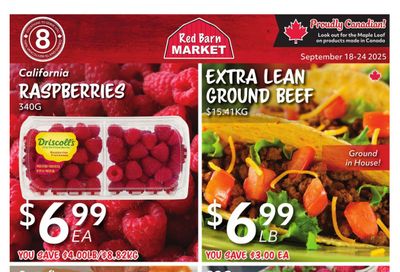Red Barn Market Flyer September 18 to 24