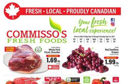 Commisso's Fresh Foods Flyer September 19 to 25