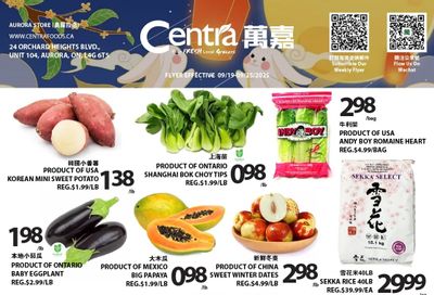 Centra Foods (Aurora) Flyer September 19 to 25