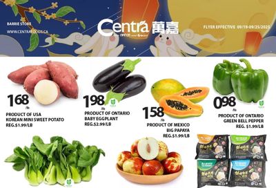 Centra Foods (Barrie) Flyer September 19 to 25
