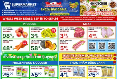 88 Supermarket Flyer September 18 to 24