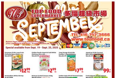 Top Food Supermarket Flyer September 19 to 25