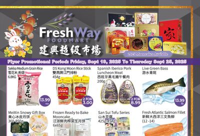 FreshWay Foodmart Flyer September 19 to 25
