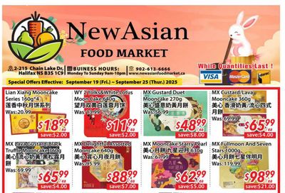 New Asian Food Market Flyer September 19 to 25