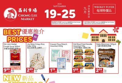 Chong Lee Market Flyer September 19 to 25