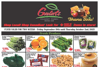 Galati Market Fresh Flyer September 19 to October 2