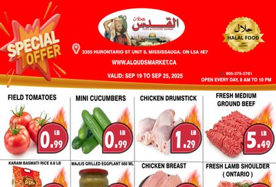 Al-Quds Supermarket Flyer September 19 to 25