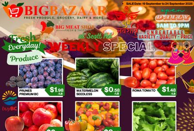 Big Bazaar Canada Flyer September 19 to 24