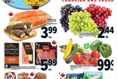 Metro Ontario: Zucchini, Green Peppers, and Tomatoes on the Vine 99 Cents per Pound