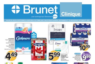 Brunet Clinique Flyer September 25 to October 8