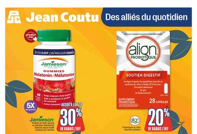 Jean Coutu Natural Health Products Flyer September 25 to October 8