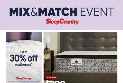 Sleep Country Flyer September 24 to 30